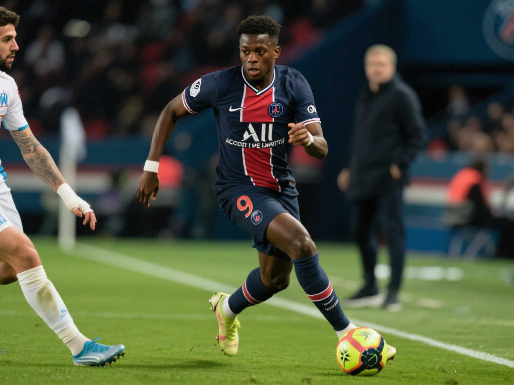 连场帽子戏法，登贝莱化身大巴黎核心，9号位如鱼得水