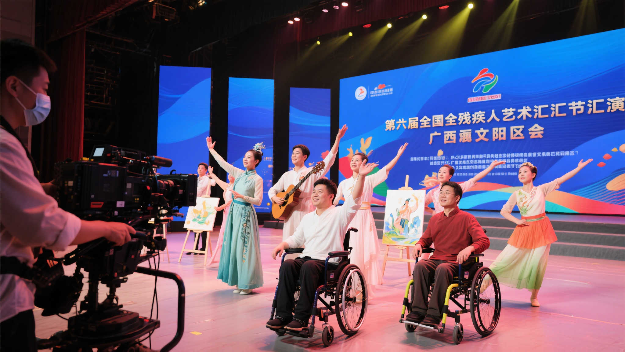 砥砺奋进 共创辉煌,广西全力备战第十一届全国残疾人艺术汇演节目录制